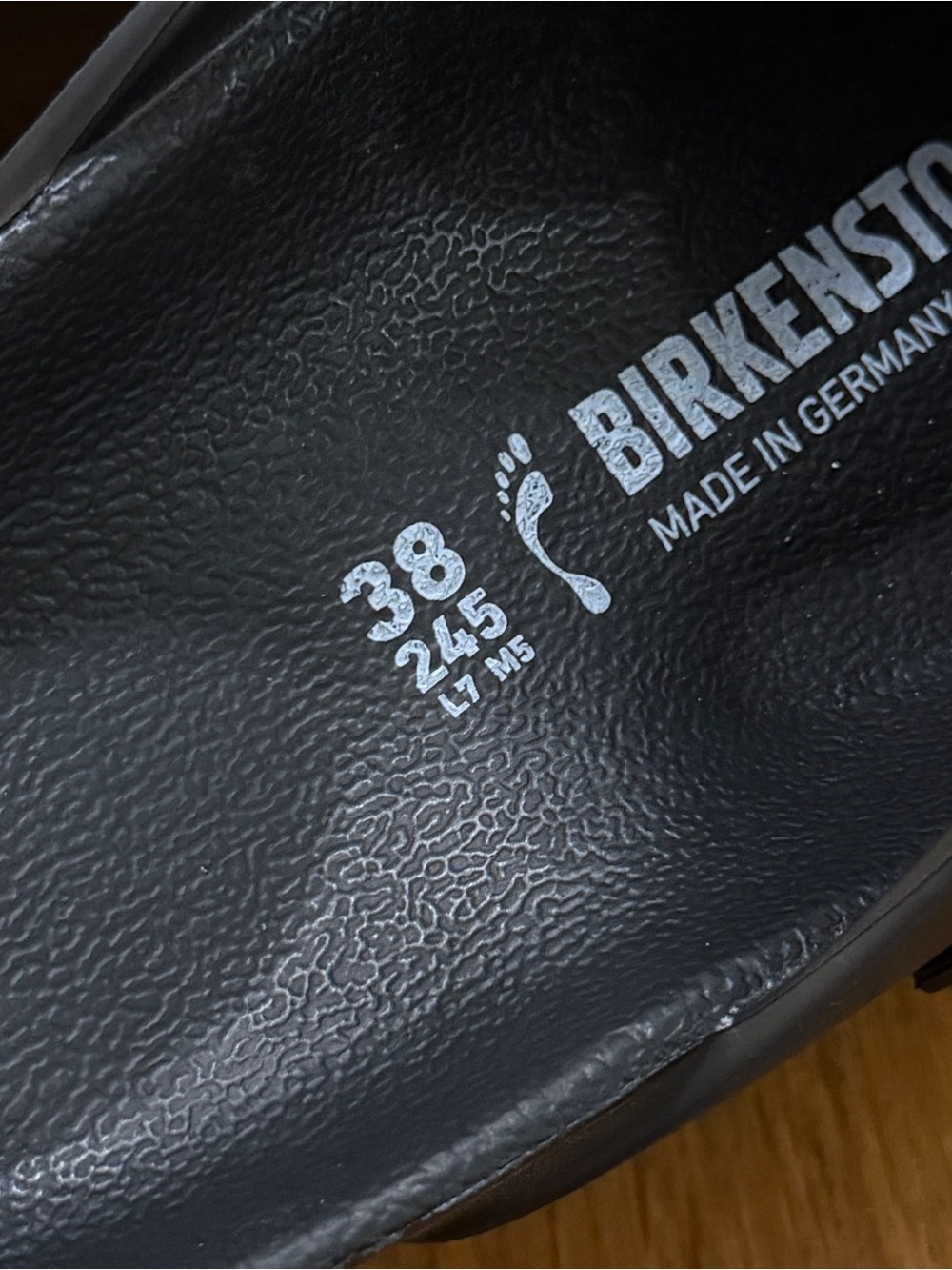 Birkenstock 38 Black EVA Boston Slip On Clogs Medium Narrow Width - Picture 9 of 10